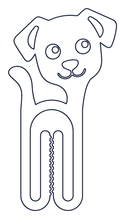 Dibujo del clip de perrito